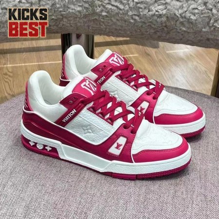 trainer low white fuchsia - 306