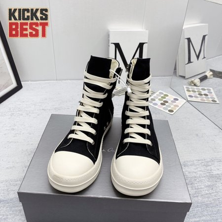 RICK OWENS HIGH-TOP BLACK - RO005