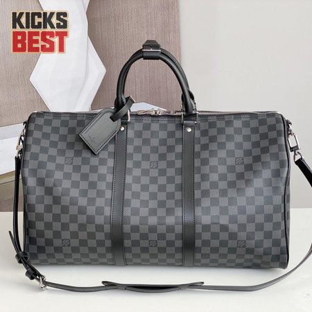 keepall bandouliere damier graphite 45 black/graphite