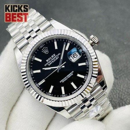 Rolex Datejust White Black 41mm