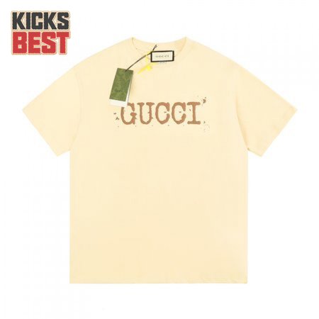 Gucci Autumn And Summer Foam Printing Limited New T-shirt