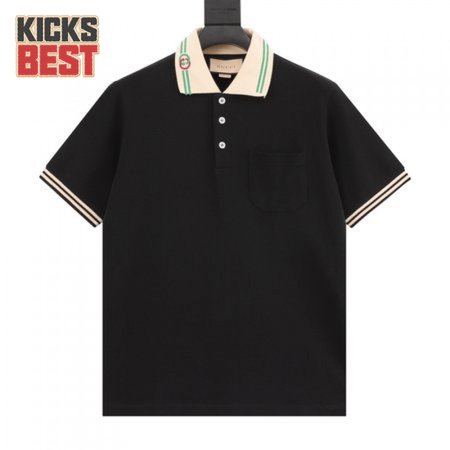 Gucci Interlocking G-collar Polo Shirt