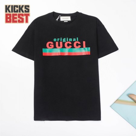 ORIGINAL GUCCI' PRINT OVERSIZE T-SHIRT BLACK