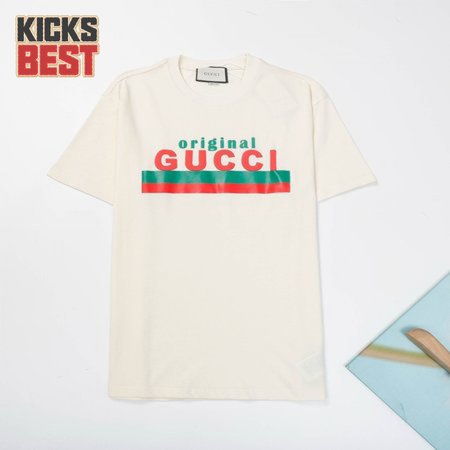 ORIGINAL GUCCI' PRINT OVERSIZE T-SHIRT Beige