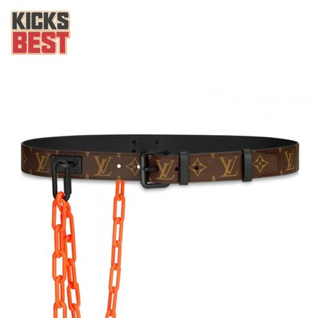 Signature Belt Monogram Chains 35MM Canvas - LBP009