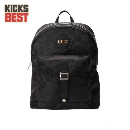 Gucci Off The Gird Backpack Black GG Nylon - GBP002