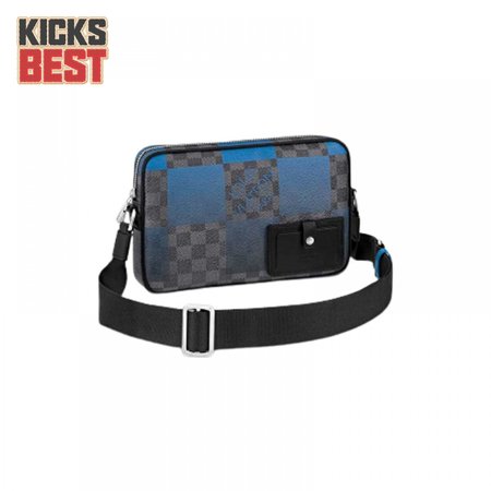 alpha messenger damier graphite canvas lmb063