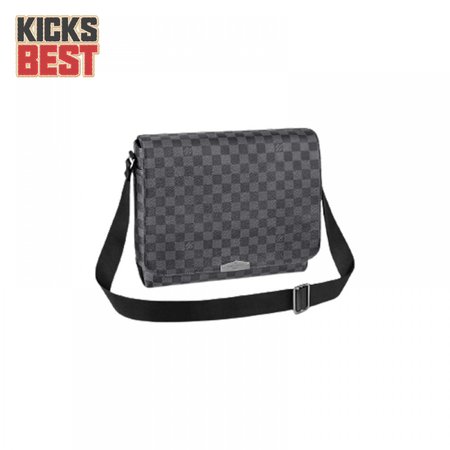 district mm damier graphite canvas lmb029