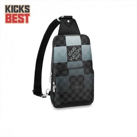 avenue sling bag white damier graphite giant n40403