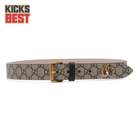 GUCCI TIGER PRINT GG SUPREME BELT - B40