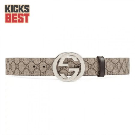 GUCCI GG SUPREME BELT WITH G BUCKLE - B37