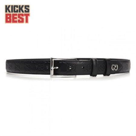 GUCCI SIGNATURE BELT WITH GG DETAIL - B35