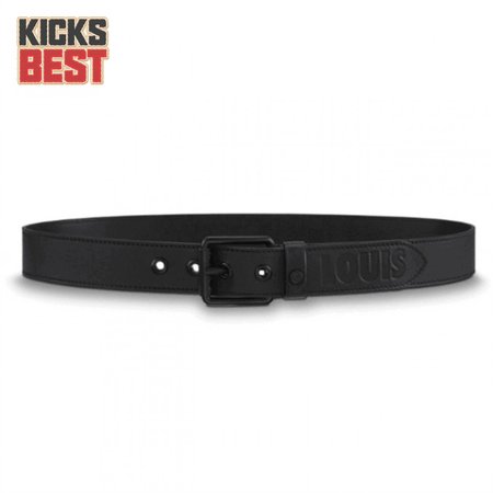 dark infinity leather voyager 35mm belt - b157