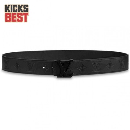 shape belt monogram shadow 40 mm black - b113