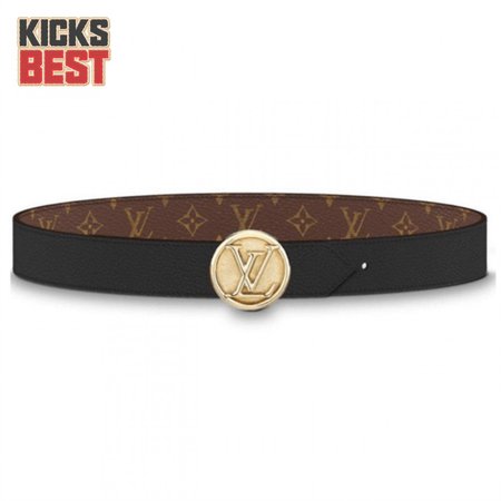 monogram circle logo 35mm reversible belt - b154