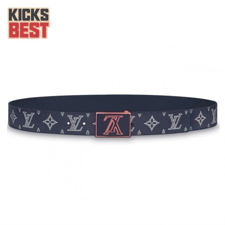 belt metropole monogram upside down ink navy - b132