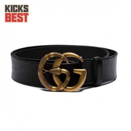 GUCCI DOUBLE G SNAKE BUCKLE BELT - B1