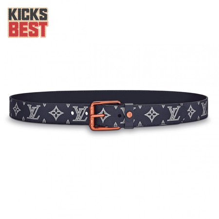 belt voya.ger monogram upside down ink na.vy - b99