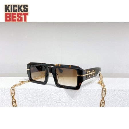 fendi classic luxury rectangular sunglasses