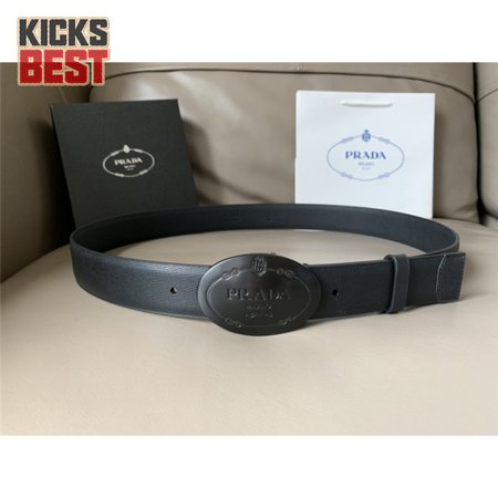 Prada saffiano 34mm leather belt