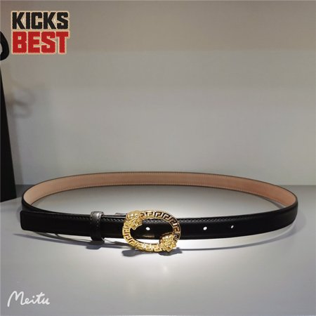 versace 2.0 collar buckle rivet belt