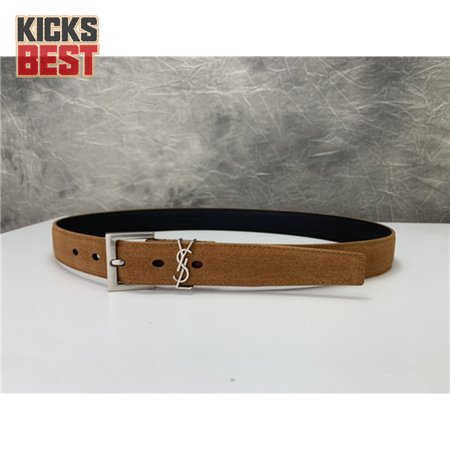 ysl leather belt