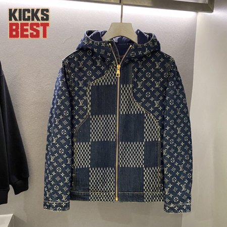 giant damier down jacket mc330178