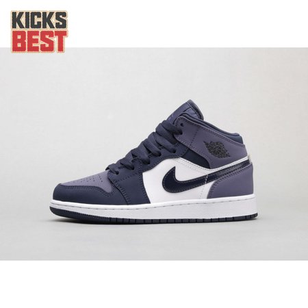 Air Jordan 1 Mid Obsidian Sanded Purple 36-46