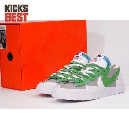 NK x Sacai Blazer Low "Medium Grey Classic Green" 36-46