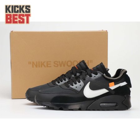 Nike OFF-WHITE x Air Max 90 White Black 40-46