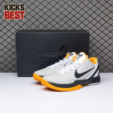 Kobe 6 Protro Playoff Pack White Del Sol CW2190-100 Size 40-47.5