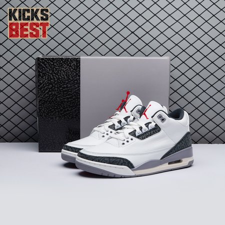 Jordan 3 Retro Cement Grey CT8532-106 Size 36-47.5