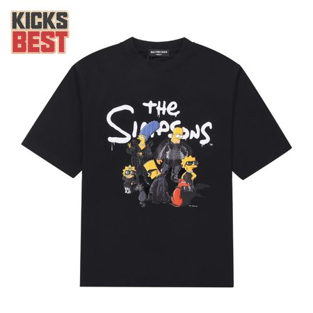 Balenciaga The Simpsons T-Shirt (B50) Black