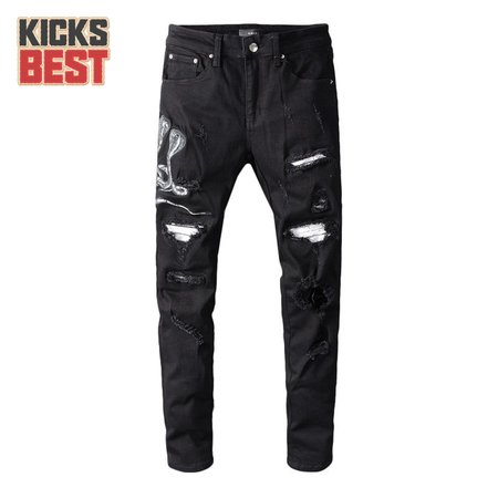 Amiri Cobra Jeans Black