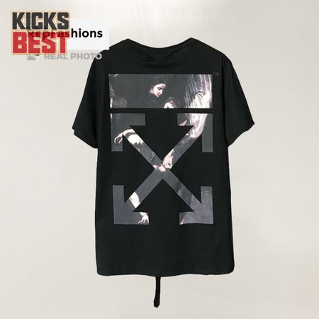 Off White Caravaggio Diag Arrow Tee