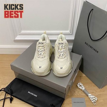 BALENCIAGA MEN'S TRIPLE S SNEAKER CLEAR SOLE - BB193