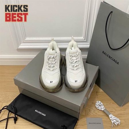 BALENCIAGA MEN'S TRIPLE S SNEAKER CLEAR SOLE - BB192