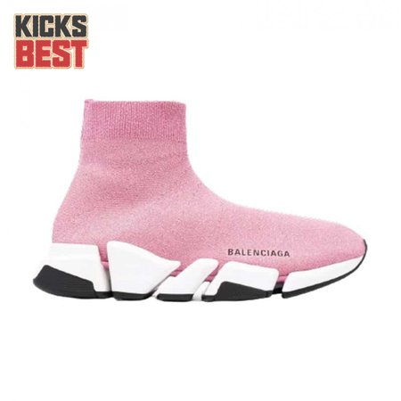 BALENCIAGA SPEED 2.0 SNEAKER IN PINK- BB146