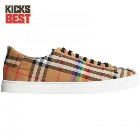 BURBERRY RAINBOW VINTAGE CHECK TRAINERS - BBR15