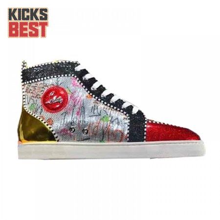 CHRISTIAN LOUBOUTIN HIGH TOP SNEAKER - CL135