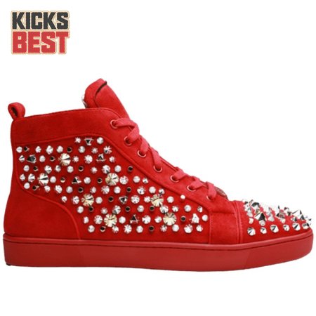 CHRISTIAN LOUBOUTIN HIGH TOP SNEAKER - CL6