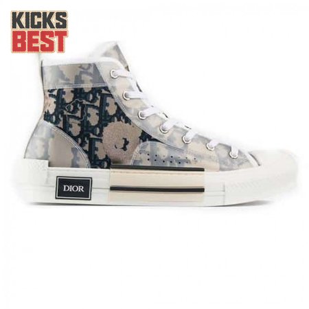 DIOR "B23" HIGH-TOP SAFARI DIOR OBLIQUE SNEAKER - CD16