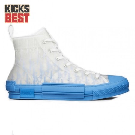 B23 HIGH-TOP SNEAKER WITH GRADIENT BLUE DIOR OBLIQUE CANVAS