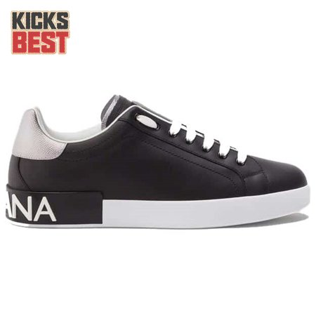 DOLCE & GABBANA CALFSKIN NAPPA PORTOFINO SNEAKERS - DG25