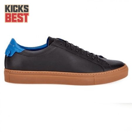 GIVENCHY MEN'S URBAN KNOT LEATHER LOW-TOP SNEAKERS IN BLACK - GVC24