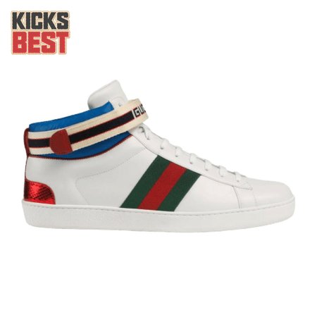 GUCCI STRIPE ACE HIGH-TOP SNEAKER - GC51