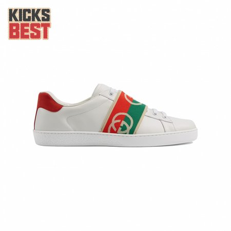 GUCCI MEN'S ACE SNEAKERS WITH ELASTIC WEB - GC213