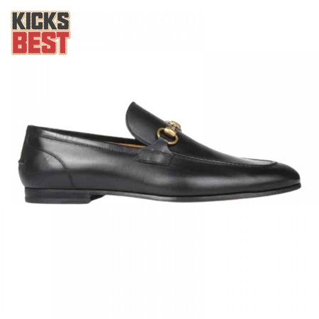 GUCCI JORDAAN LEATHER LOAFER - LDG016