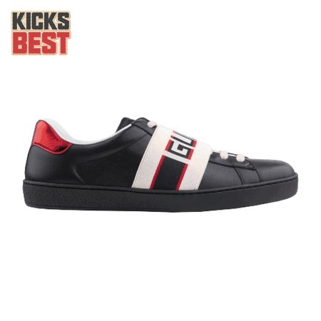 GUCCI STRIPE LEATHER SNEAKER - GC4