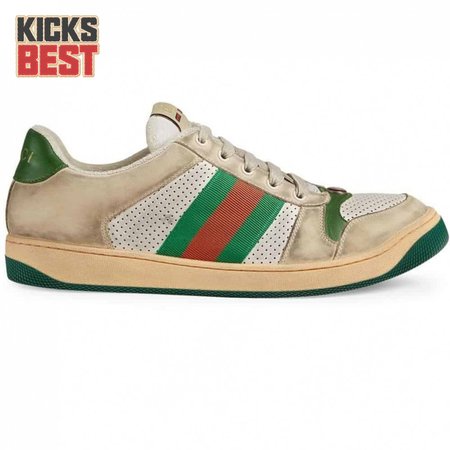 GUCCI SCREENER LEATHER SNEAKER - GC53